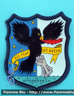 Patch
Areonautica Militare Italiana
81° Gruppo IT
