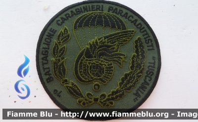 Patch 
Carabinieri
 I°btg Carabinieri Paracadutisti Tuscania
