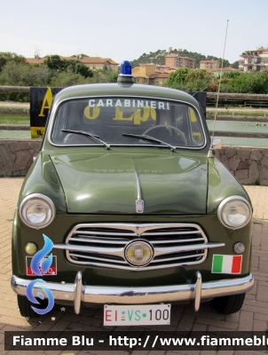 Fiat 1100 103/E 
Carabinieri
Veicolo storico
EI VS100
