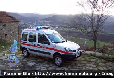 Renault Kangoo 4x4 II serie
Croce Rossa Italiana
Comitato Locale di Berceto (PR)
Allestita Bertazzoni
CRI A899C
Parole chiave: Renault Kangoo_4x4_IIserie Automedica CRIA899C