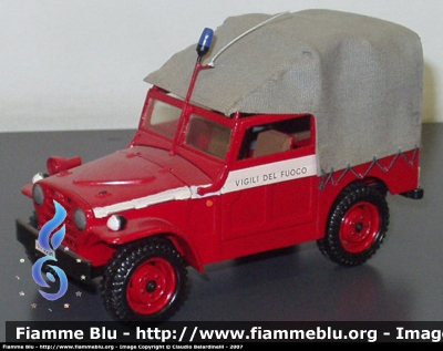 Fiat Campagnola I serie
Vigili del Fuoco
Modello Elaborato in scala 1 a 24
