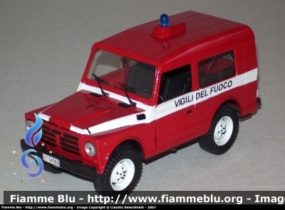 Fiat Campagnola II serie
Vigili del Fuoco
Modello Elaborato in scala 1 a 24

