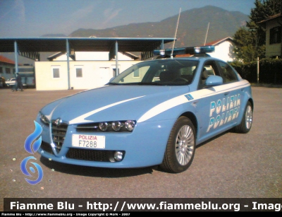 Alfa Romeo 159
Polizia di Stato
Questura di Bolzano
Polizia Stradale
POLIZIA F7288
Parole chiave: Alfa-Romeo 159 POLIZIAF7288