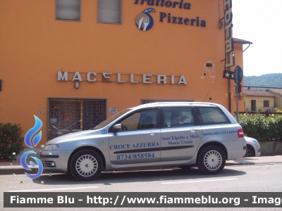 Fiat Stilo Mutiwagon II serie
Pubblica Assistenza Croce Azzurra 
Sant'Elpidio a Mare Monte Urano
Servizi Sociali
CODICE AUTOMEZZO: 2
Parole chiave: Fiat Stilo_Mutiwagon_IIserie