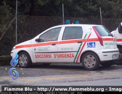 Fiat Punto III Serie
P.A. Croce Verde Lamporecchio
Trasporti Urgenti
Allestita Maf
Parole chiave: Fiat Punto_IIISerie