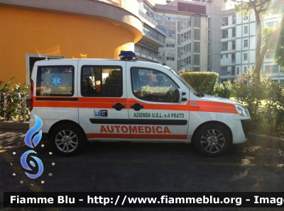 Fiat Doblò II serie
Azienda U.S.L. Prato (PO)
Automedica
Allestita Maf
CODICE AUTOMEZZO: 10
Parole chiave: Fiat Doblò_IIserie
