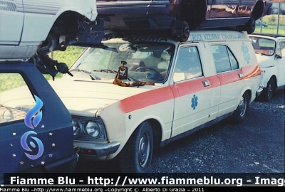 Fiat 132 Ambulanza
P.a. Croce Azzura Comano
Allestita Fissore
-veicolo dismesso-
© Alberto di Grazia
Parole chiave: Fiat 132 P.A._Croce_Azzurra_Comano