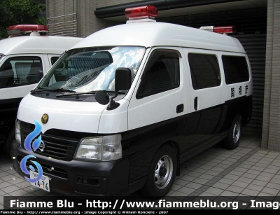 Nissan Urvan
日本国 Nippon-koku - Giappone
警察 - Police
Polizia di Stato Giappone
Parole chiave: Nissan Urvan