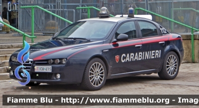 Alfa Romeo 159
Carabinieri 
Nucleo Operativo e RadioMobile 
Esemplare equipaggiato con cerchi in lega differenti abbinati agli pneumatici invernali
CC CA 415
Parole chiave: Alfa Romeo 159 Carabinieri RadioMobile NORM CC CA 415