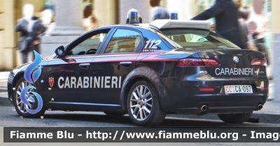Alfa Romeo 159
Carabinieri 
Nucleo Operativo e RadioMobile 
Esemplare equipaggiato con cerchi in lega differenti 
CC CA 097
Parole chiave: Alfa Romeo 159 Carabinieri NORM variante CC CA 097