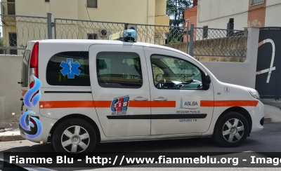 Renault Kangoo IV serie
ASL Bari
Regione Puglia 
Servizio 118
Parole chiave: Renault Kangoo IV serie ASL Bari 118