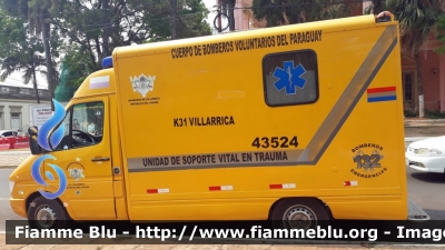 Mercedes-Benz Sprinter I serie
Cuerpo de Bomberos Voluntarios del Paraguay
Villarrica
Parole chiave: Ambulanza Ambulance