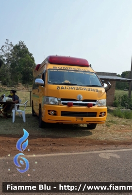 Toyota Hiace
Cuerpo de Bomberos Voluntarios del Paraguay
5° compagnia Tebicuary
Parole chiave: Ambulanza Ambulance