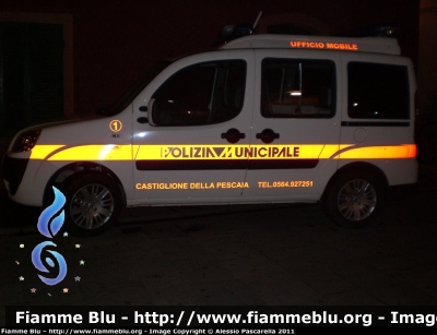Fiat Doblò II serie
Polizia Municipale Castiglione della Pescaia (GR)
Ufficio Mobile
Parole chiave: Fiat Doblò_IISerie