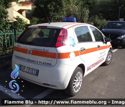 Fiat Grande Punto
Misericordia Terranuova Bracciolini (AR)
Automedica-Transporto Organi e Plasma
Allestita Nepi
Parole chiave: Fiat Grande_Punto