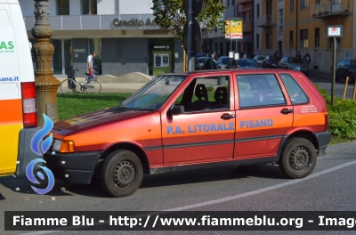 Fiat Uno II serie
Pubblica Assistenza Litorale Pisano (PI)
Servizi Sociali
Parole chiave: Fiat Uno_IIserie Giornate_Protezione_Civile_Pisa_2013