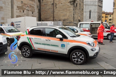 Fiat 500X 4X4
Pubblica Assistenza Maresca (PT)
Servizi Sociali - Protezione Civile
Allestita Cevi Carrozzeria Europea
Parole chiave: Fiat 500X_4x4 Pubblica_Assistenza_Maresca