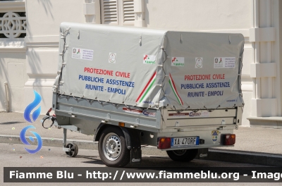 Carrello
Pubbliche Assistenze Riunite Empoli Castelfiorentino (FI)
Protezione Civile
Parole chiave: Carrello