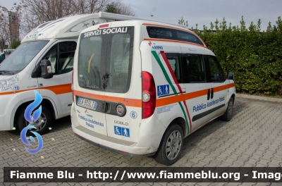 Fiat Doblò III serie
Pubblica Assistenza Palaia (PI)
Servizi Sociali
Allestito Mariani Fratelli
Parole chiave: Fiat Doblò_IIIserie