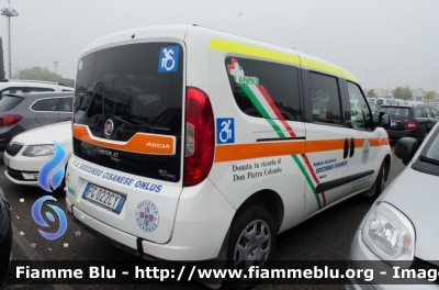 Fiat Doblò IV serie
Pubblica Assistenza Soccorso Cisanese (Cisano Bergamasco - BG)
Allestito Aricar
Parole chiave: Fiat Doblò_IVserie REAS_2018