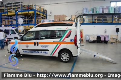 Fiat Doblò XL IV serie
Pubblica Assistenza Società Riunite Pisa
Allestito Maf
Parole chiave: Fiat Doblò_XL_IVserie
