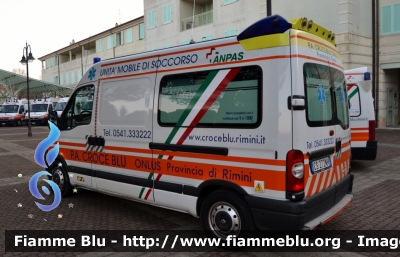 Renault Master III serie
Pubblica Assistenza Croce Blu Onlus
Provincia di Rimini
Allestita Aricar
"BLU 12"
Parole chiave: Renault Master_III_serie Ambulanza