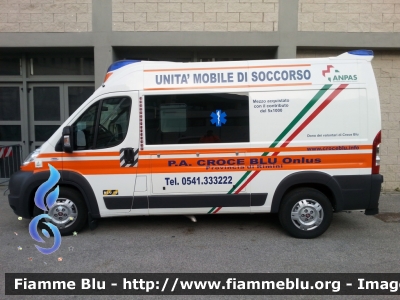 Fiat Ducato X250
Pubblica Assistenza Croce Blu Onlus
Provincia di Rimini
Allestita Vision
"BLU 16"
Parole chiave: Fiat_Ducato X250 Croce_Blu Bellaria_Igea_Marina