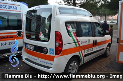 Fiat Doblò III serie
Pubblica Assistenza Croce Blu Onlus
Provincia di Rimini
"BLU 13"
Parole chiave: Fiat Doblò_III_serie Croce_Blu Provincia di Rimini