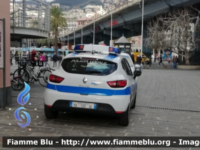Renault Clio IV serie 
Polizia Locale Genova
 allestimento Ciabilli 
 POLIZIA LOCALE YA 120 AL 
Parole chiave: Renault / / / Clio_IVserie / / / POLZIALOCALEYA120AL