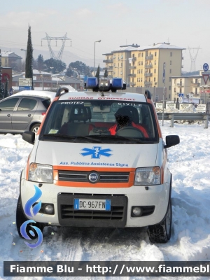 Fiat Nuova Panda I serie 4x4
Pubblica Assistenza Signa (FI)
Protezione Civile
Trasporto Sangue
Allestimento Alessi & Becagli (FI)
Sigla: SIGNA 20
Parole chiave: Fiat Nuova_Panda_4x4