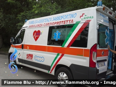 Fiat Ducato x290
Pubblica Assistenza Sassofortino (Grosseto)
Ambulanza BLSD convenzionata 118 Grosseto Soccorso
allestita Cevi Carrozzeria Europea
