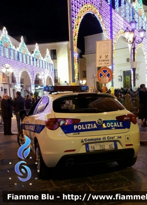 Alfa-Romeo Nuova Giulietta
Polizia Municipale Crotone
Auto n°6
Parole chiave: Alfa-Romeo Nuova_Giulietta