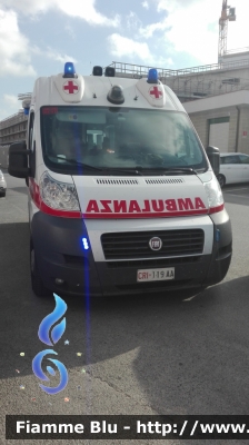 Fiat Ducato X250
Croce Rossa Italiana
Comitato Provinciale di Grosseto
ambulanza allestita Orion
Versione con lampi rotanti
CRI 119AA

Parole chiave: Fiat Ducato_X250 CRI119AA Ambulanza