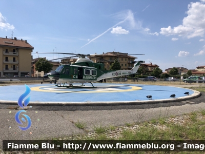 AgustaBell AB412
Raggruppamento Aeromobili Carabinieri
CC 38 ( ex Forestale)
Base Roma Urbe
Parole chiave: AgustaBell AB412 cc38