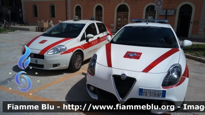 Alfa Romeo Nuova Giulietta restyle & Fiat Grande Punto
Polizia Municipale Orbetello (GR)
Automezzi 1 & 9
Parole chiave: Alfa-Romeo Nuova Giulietta_restyle