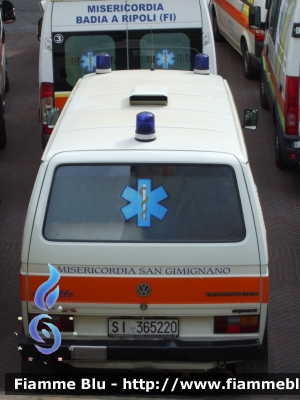 Volkswagen Transporter T3 Syncro
Misericorida San Gimignano (SI)
Allestita MAF
Codice automezzo: 7
Parole chiave: Volkswagen Transporter_T3_Syncro Ambulanza