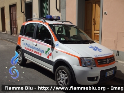 Fiat Nuova Panda I serie 4x4 
Pubblica Assistenza Signa (FI)
Protezione Civile e trasporto sangue
Codice automezzo: 20
Parole chiave: Fiat Nuova_Panda_I_4x4