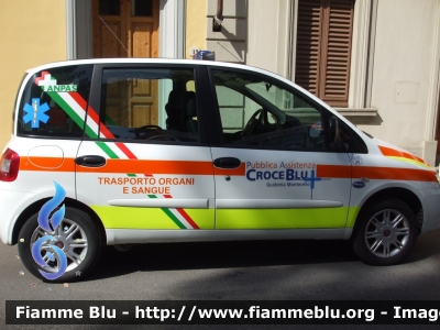 Fiat Multipla II serie
Pubblica Assistenza Croce Blu Guidonia Montecelio (RM)
Allestita Aricar
Automedica
Sigla: GM49
Parole chiave: Fiat Multipla_IIserie Automedica