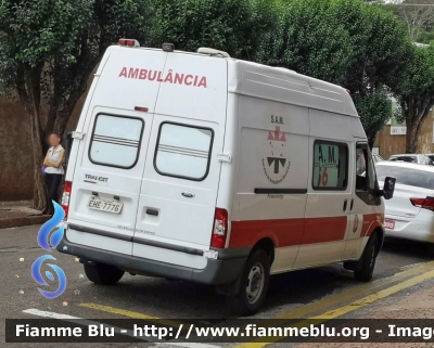 Ford Transit VII serie
República Federativa do Brasil - Repubblica Federativa del Brasile
Serviço Ambulancia Municipal Pirassunga
Parole chiave: Ambulanza Ambulance Ford Transit_VIIserie