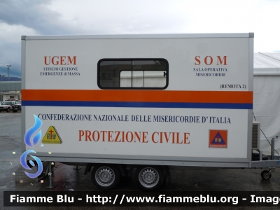 Sala Operativa
Confederazione Nazionale Misericordie d'Italia
UGEM
Ufficio Gestione Emergenze di Massa
Supporto Logistico
Parole chiave: Sala Operativa