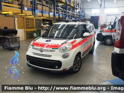 Fiat 500 L
A.V.M. 
Associazione Volontari Margheritani Soccorritori
Automedica
Allestita Maf
Parole chiave: Fiat 500_L