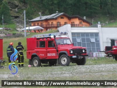 Land-Rover Defender 110
Vigili del Fuoco
Comando Provinciale di Aosta
Distaccamento Volontario di Valtournenche (AO)
Allestimento BAI
