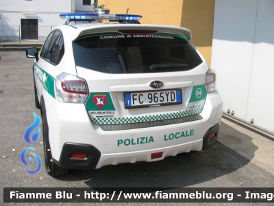 Subaru XV I serie restyle
Polizia Locale
Comune di Abbiategrasso (MI)
Allestimento Bertazzoni
Parole chiave: Subaru XV_Iserie_restyle