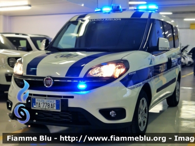 Fiat Doblò IV serie
Polizia Municipale
Unione Montana Appenino Parma Est (PR)
Allestimento Bertazzoni 
POLIZA LOCALE YA 778 AF
Parole chiave: Fiat Doblò_IVserie POLIZALOCALEYA778AF
