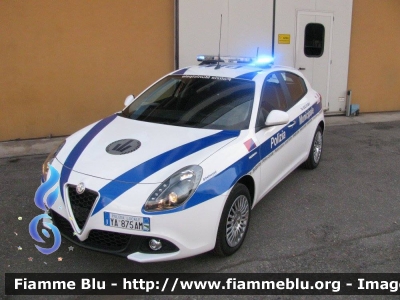 Alfa Romeo Giulietta
Polizia Locale Comacchio 
Allestimento Bertazzoni
POLIZIA LOCALE YA 875 AM 
Parole chiave: Alfa-Romeo Giulietta POLIZIALOCALEYA875AM