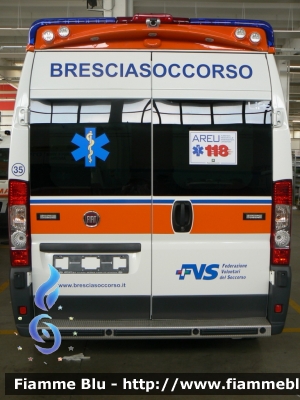 Fiat Ducato X250
BRESCIASOCCORSO
Allestita Aricar - Life I
Ambulanza 35
Parole chiave: Fiat Ducato_X250 Ambulanza