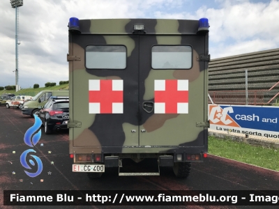 Iveco VM90
Esercito Italiano
Sanità Militare
Automezzo Versione Ambulanza Militare
Multinational CIMIC Group Motta di Livenza (TV)
EI CG 400
Parole chiave: Iveco VM90 Ambulanza EICG400