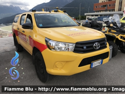 Toyota Hilux V serie
Corpo Nazionale del Soccorso Alpino
2^A zona Dolomiti Bellunesi
Stazione di San Vito di Cadore (BL)
Parole chiave: Toyota Hilux_Vserie