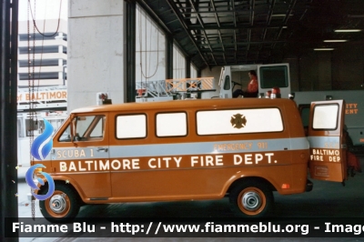 Chevrolet Chevyvan
United States of America - Stati Uniti d'America
Baltimore City MD Fire Department
