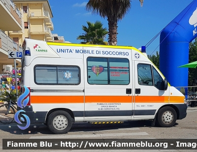 Fiat Ducato III serie
Pubblica Assistenza 
Croce Bianca Alba Adriatica (TE)
Parole chiave: Fiat Ducato_IIIserie Ambulanza